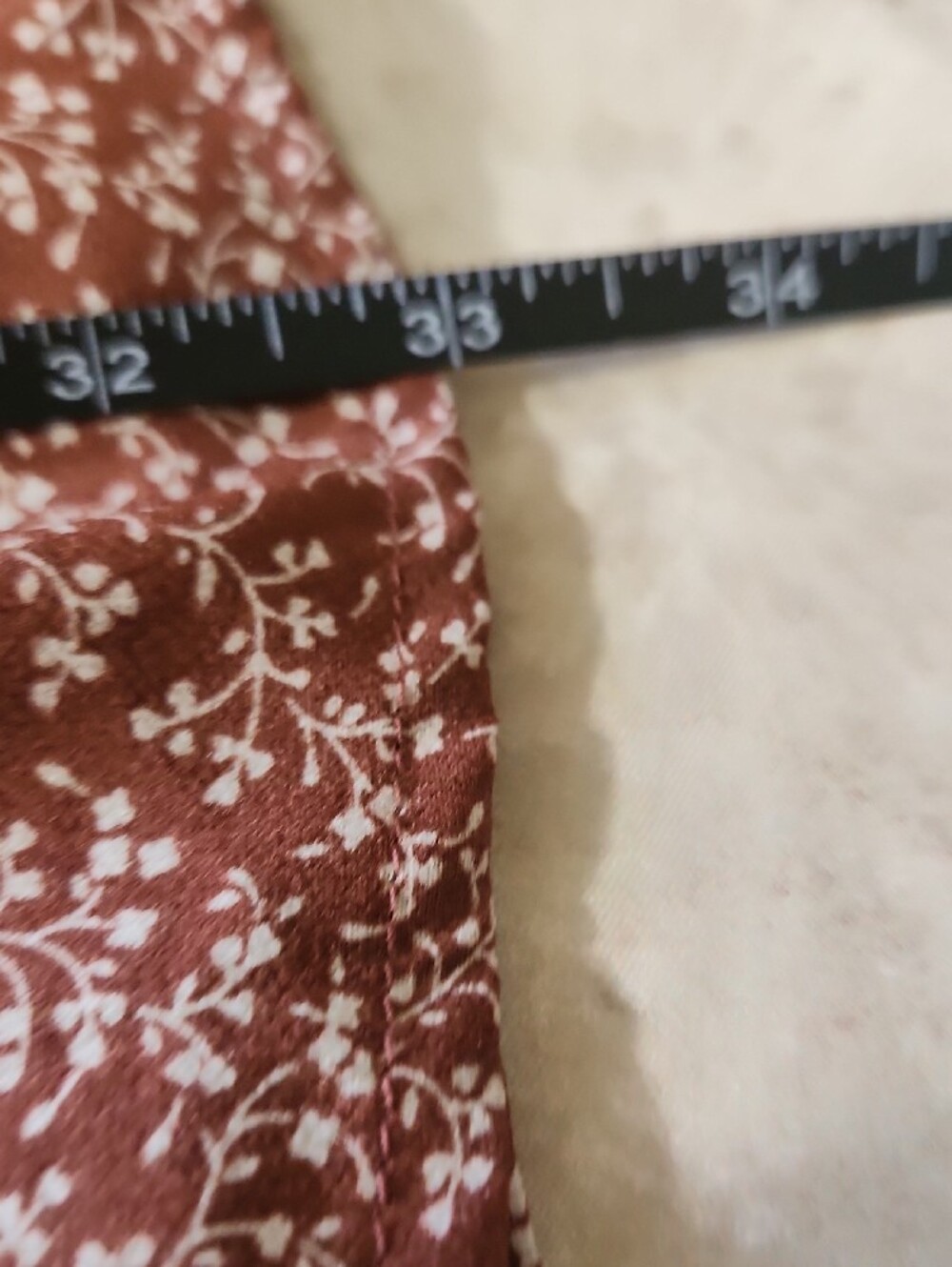 Papermoon Rust Brown Maxi Skirt with Elastic Waist - Picture 10 of 10